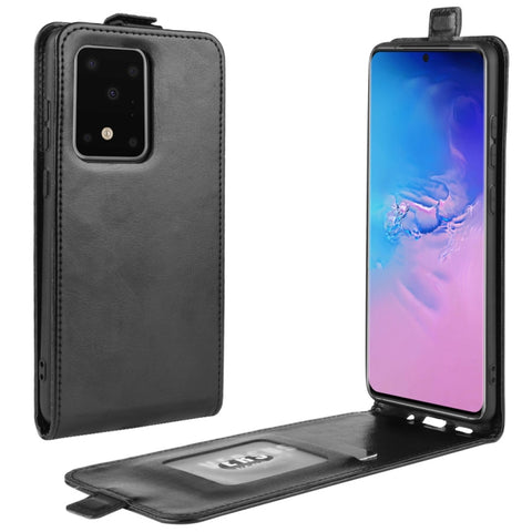 For Galaxy S11 Plus R64 Texture Single Vertical Flip Leather Protective Case with Card Slots & Photo Frame, For Galaxy S20 Ultra
