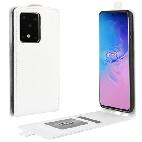 For Galaxy S11 Plus R64 Texture Single Vertical Flip Leather Protective Case with Card Slots & Photo Frame, For Galaxy S20 Ultra