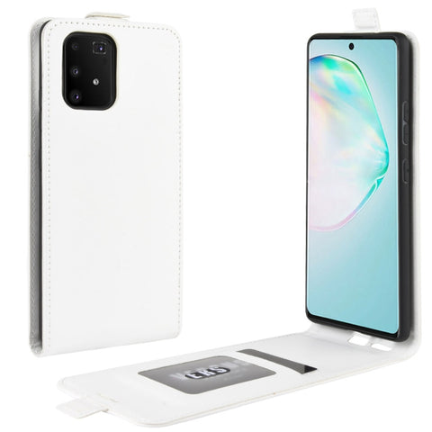 For Galaxy A91 / M80s / S10 Lite R64 Texture Single Vertical Flip Leather Protective Case with Card Slots & Photo Frame, For Galaxy A91