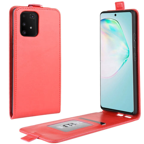 For Galaxy A91 / M80s / S10 Lite R64 Texture Single Vertical Flip Leather Protective Case with Card Slots & Photo Frame, For Galaxy A91