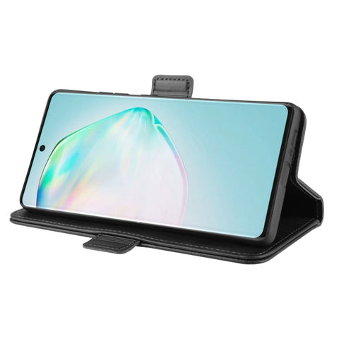 For Galaxy A91 / M80s / S10 Lite Dual-side Magnetic Buckle Horizontal Flip Leather Case with Holder & Card Slots & Wallet