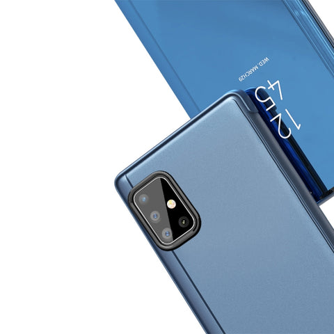 For Galaxy M60S / A81 / Note 10 Lite  Plated Mirror Left and Right Flip Cover with Stand Mobile Phone Holster, For Samsung Galaxy M60S, For Galaxy M60S