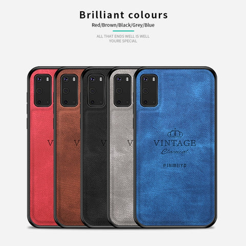 PINWUYO Zun Series PC + TPU + Skin Waterproof And Anti-fall All-inclusive Protective Shell, For Galaxy S20, For Galaxy S20+, For Galaxy S11e / S20