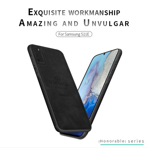 PINWUYO Zun Series PC + TPU + Skin Waterproof And Anti-fall All-inclusive Protective Shell, For Galaxy S20, For Galaxy S20+, For Galaxy S11e / S20