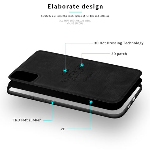 PINWUYO Zun Series PC + TPU + Skin Waterproof And Anti-fall All-inclusive Protective Shell, For Galaxy S20, For Galaxy S20+, For Galaxy S11e / S20