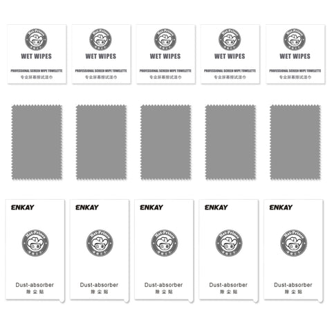 ENKAY Hat-Prince 5 PCS Full Glue 0.26mm 9H 2.5D Tempered Glass Full Coverage Film, For  Galaxy A51, For  Galaxy A71