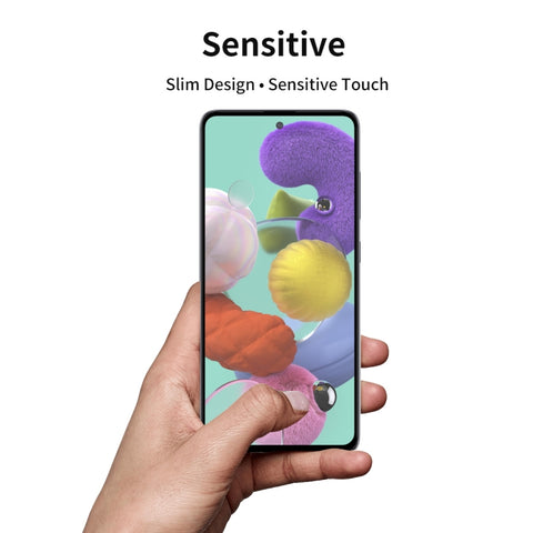 ENKAY Hat-Prince 5 PCS Full Glue 0.26mm 9H 2.5D Tempered Glass Full Coverage Film, For  Galaxy A51, For  Galaxy A71