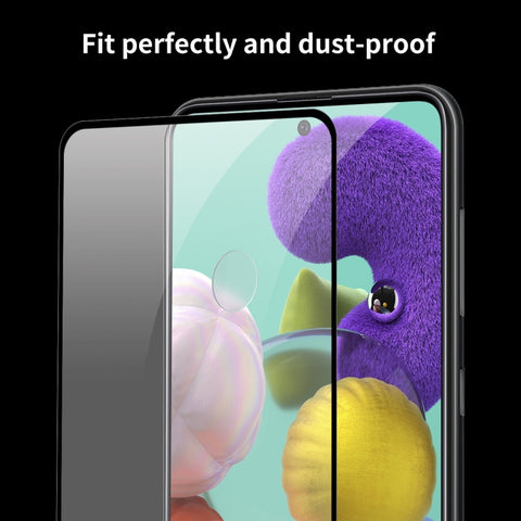 ENKAY Hat-Prince 5 PCS Full Glue 0.26mm 9H 2.5D Tempered Glass Full Coverage Film, For  Galaxy A51, For  Galaxy A71