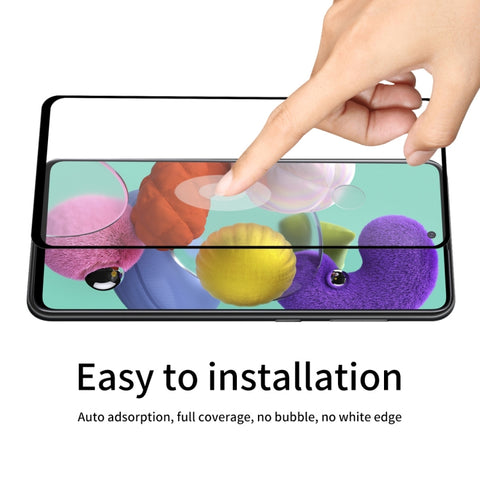 ENKAY Hat-Prince 5 PCS Full Glue 0.26mm 9H 2.5D Tempered Glass Full Coverage Film, For  Galaxy A51, For  Galaxy A71