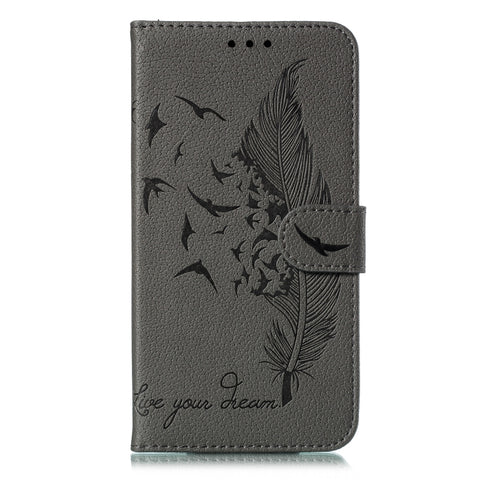 Litchi Texture Feather Embossing Horizontal Flip PU Leather Case with Holder & Card Slots & Wallet & Photo Frame & Lanyard, For Galaxy S20, For Galaxy S20 Ultra, For Galaxy S20+