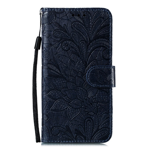 Lace Flower Embossing Pattern Horizontal Flip PU Leather Case with Holder & Card Slots & Wallet & Photo Frame & Lanyard, For Galaxy S20 Ultra, For Galaxy S20+, For Galaxy S20