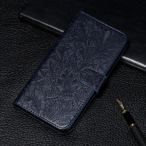 Lace Flower Embossing Pattern Horizontal Flip Leather Case with Holder & Card Slots & Wallet & Photo Frame & Lanyard, For Huawei P40 Pro, For Huawei P40, For Huawei P40Lite&Nova 6SE&Nova 7i, For Huawei Nova 6, For Huawei Honor V30 & V30 Pro            ...