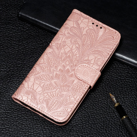 Lace Flower Embossing Pattern Horizontal Flip Leather Case with Holder & Card Slots & Wallet & Photo Frame & Lanyard, For Huawei P40 Pro, For Huawei P40, For Huawei P40Lite&Nova 6SE&Nova 7i, For Huawei Nova 6, For Huawei Honor V30 & V30 Pro            ...