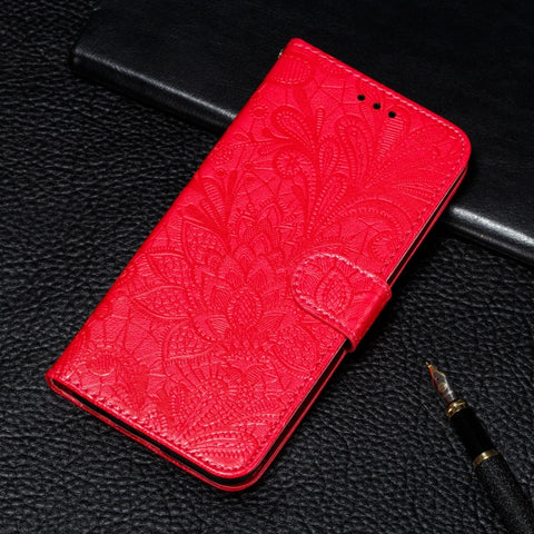 Lace Flower Embossing Pattern Horizontal Flip Leather Case with Holder & Card Slots & Wallet & Photo Frame & Lanyard, For Huawei P40 Pro, For Huawei P40, For Huawei P40Lite&Nova 6SE&Nova 7i, For Huawei Nova 6, For Huawei Honor V30 & V30 Pro            ...