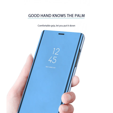 For Galaxy A70e Plated Mirror Horizontal Flip Leather Case with Holder, For Samsung Galaxy A70e, For Galaxy A70e