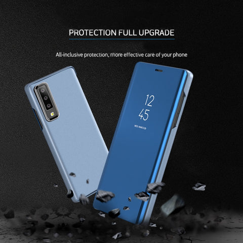 For Galaxy A70e Plated Mirror Horizontal Flip Leather Case with Holder, For Samsung Galaxy A70e, For Galaxy A70e