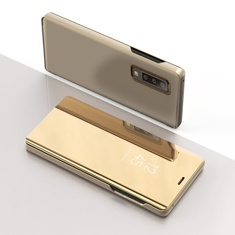 For Galaxy A70e Plated Mirror Horizontal Flip Leather Case with Holder, For Samsung Galaxy A70e, For Galaxy A70e