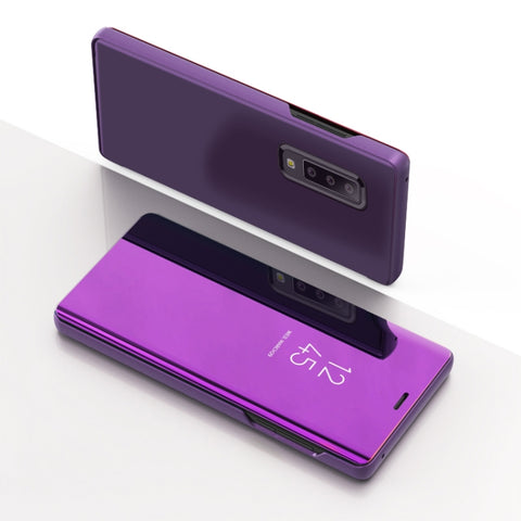 For Galaxy A70e Plated Mirror Horizontal Flip Leather Case with Holder, For Samsung Galaxy A70e, For Galaxy A70e