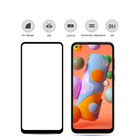 2PCS mocolo 0.33mm 9H 2.5D Full Glue Tempered Glass Film, For Galaxy A11, For Galaxy A81, For Galaxy M31, For Galaxy A41, For Galaxy A70e, For Galaxy A31