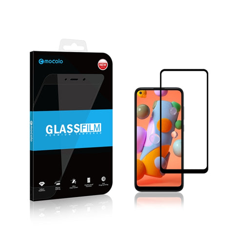 2PCS mocolo 0.33mm 9H 2.5D Full Glue Tempered Glass Film, For Galaxy A11, For Galaxy A81, For Galaxy M31, For Galaxy A41, For Galaxy A70e, For Galaxy A31