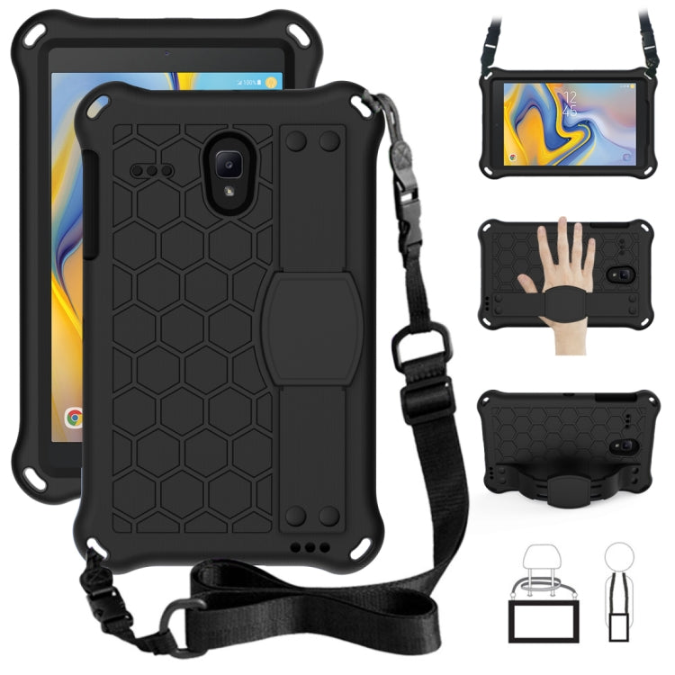 Honeycomb Design EVA + PC Four Corner Anti Falling Flat Protective Shell With Straps, For Galaxy Tab A 8.0(2018) T387, For GalaxyTab A 8.0 (2017)T380, For GalaxyTab A 10.1 (2019) T510