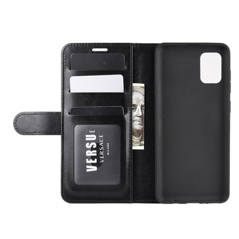 For  Galaxy A31 R64 Texture Single Horizontal Flip Protective Case with Holder & Card Slots & Wallet& Photo Frame, For Galaxy A31