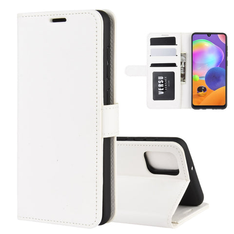 For  Galaxy A31 R64 Texture Single Horizontal Flip Protective Case with Holder & Card Slots & Wallet& Photo Frame, For Galaxy A31
