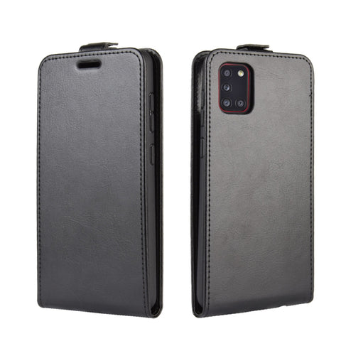 For Galaxy A31 R64 Texture Single Vertical Flip Leather Protective Case with Card Slots & Photo Frame, For Galaxy A31