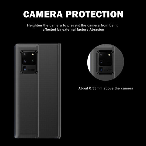 Plain Texture Cloth Attraction Flip Holder Leather Phone Case, For Galaxy S20, For Galaxy S20 Plus, For Galaxy S20 Ultra