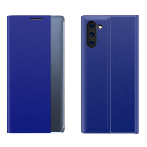 Plain Texture Cloth Attraction Flip Holder Leather Phone Case, For Galaxy Note 10, For Galaxy Note 10 Plus