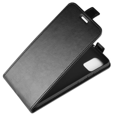 For Galaxy A71 5G R64 Texture Single Vertical Flip Leather Protective Case with Card Slots & Photo Frame, For Galaxy A71 5G