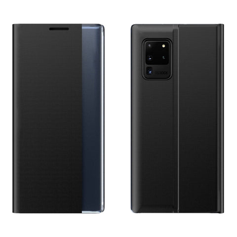Plain Texture Cloth Attraction Flip Holder Leather Phone Case, For Galaxy A51 2020, For Galaxy A71 2020
