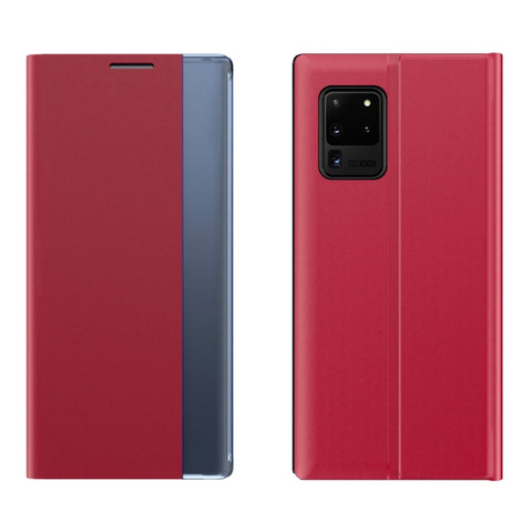 Plain Texture Cloth Attraction Flip Holder Leather Phone Case, For Galaxy A51 2020, For Galaxy A71 2020