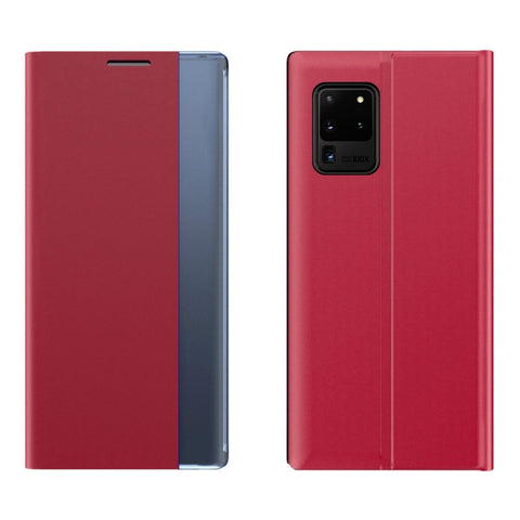Plain Texture Cloth Attraction Flip Holder Leather Phone Case, For Galaxy A51 2020, For Galaxy A71 2020