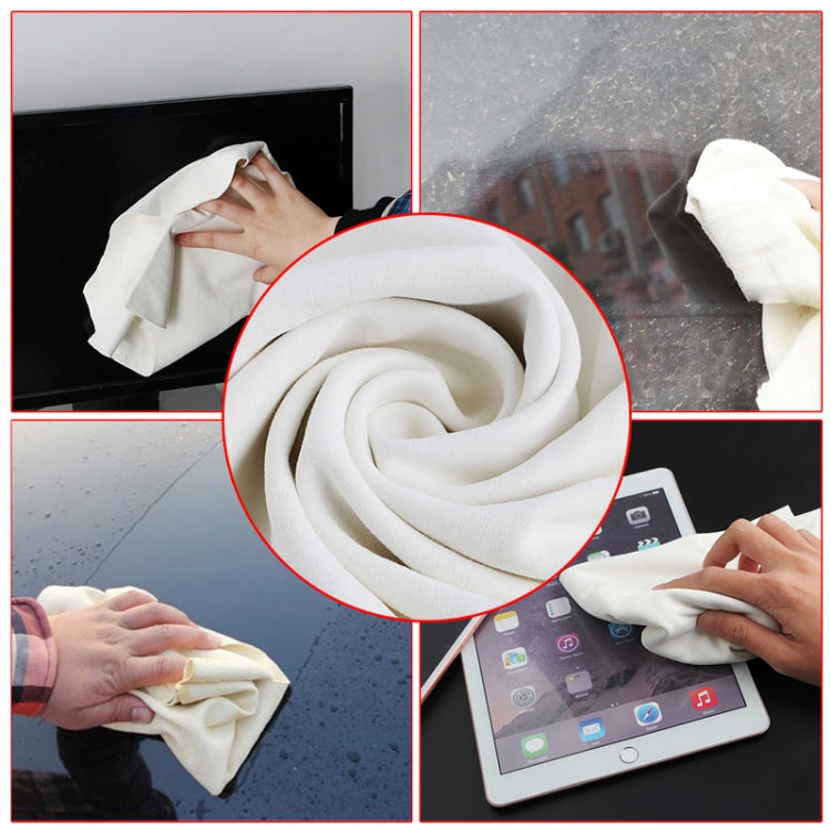 Natural Shammy Chamois Leather Car Cleaning Towels Drying Washing Cloth, Washing Cloth
