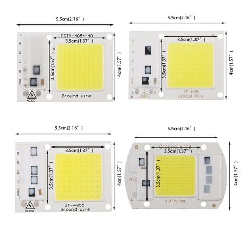 High Power 220V LED FloodlightCool/Warm White COB LED Chip IP65 Smart IC Driver Lamp, 15W white, 20W white, 30W white, 50W white, 15W warm white, 20W warm white, 30W warm white, 50W warm white