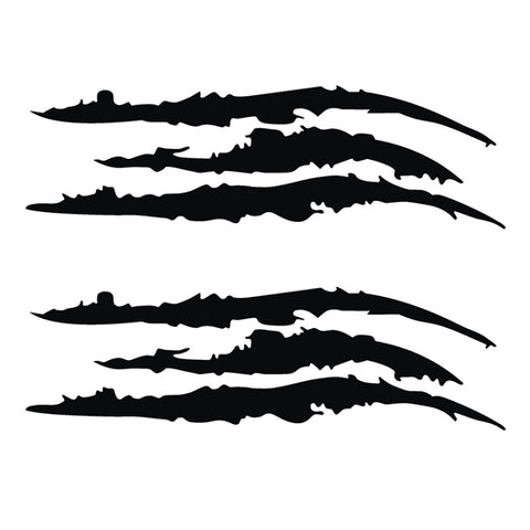 Reflective Car Sticker Monster Scratch Stripe Claw Marks Car Auto Headlight Decoration Vinyl Decal Car Stickers, Size:40X12cm