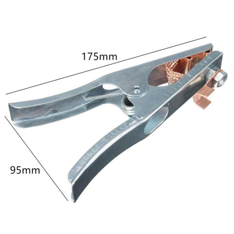 300Amp Earth Ground Cable Clip Clamp 175mm Welding Manual Welder for Welding Machine Professional Use Electrode Holders, Ground Cable Clip