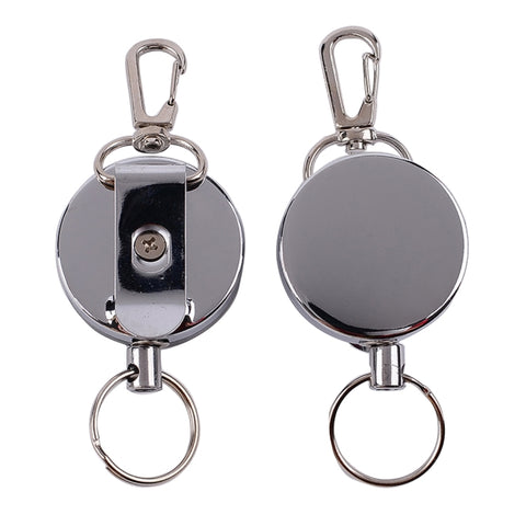 Resilience Steel Wire Rope Elastic Sporty Retractable Anti Lost Keychain, Resilience Steel Wire Rope Keychain