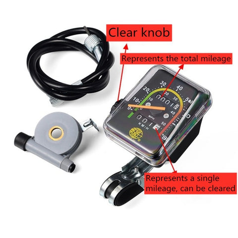 Universal Mechanical Odometer For Bicycle Tricycle, Mechanical Odometer