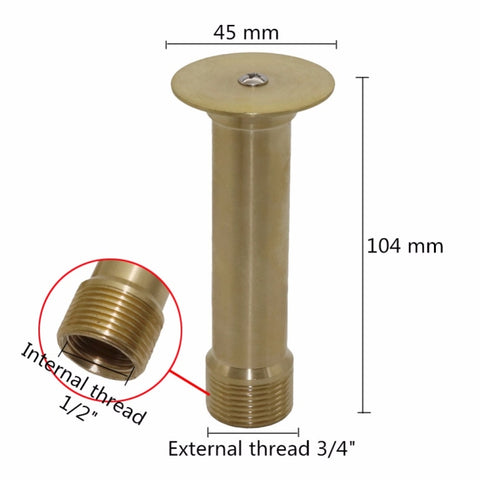 Copper Mushroom Hemisphere Nozzle Fountain Nozzle, Fountain Hemisphere Nozzle