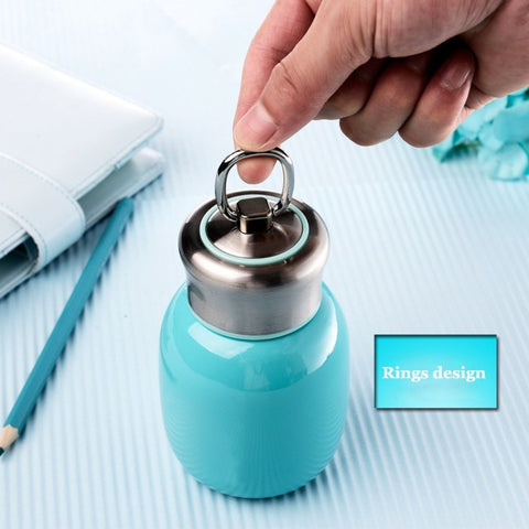 Mini Cute Coffee Vacuum Flasks Thermos Stainless Steel Cup Travel Drink Water Bottle Thermoses Mugs, 200ML, 280ML