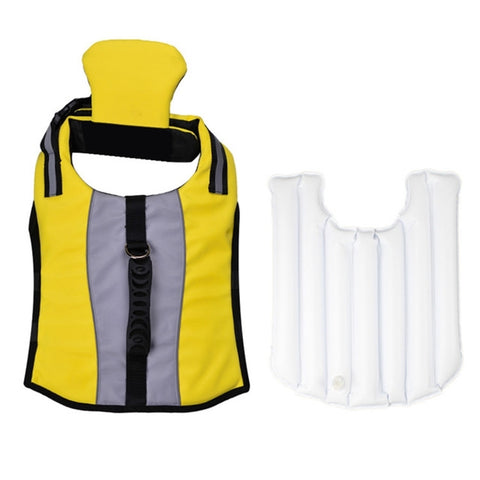 Pet Life Jacket Airbag Inflatable Dog Folding Safety Swimsuit, S, M, L