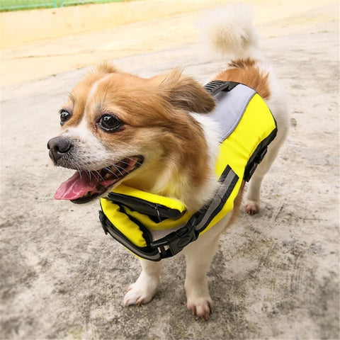 Pet Life Jacket Airbag Inflatable Dog Folding Safety Swimsuit, S, M, L