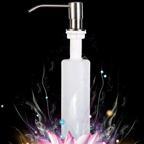 Stainless Steel Sink Soap Dispenser Sishwashing Liquid Hand Soap Bottle, Sink Soap Dispenser Bottle