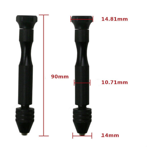 11 In1 Mini Manual Drill With Drill Plastic Walnut Wenwan Punching Tool, 11 In 1 / Set