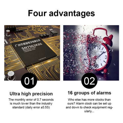 Multifunctional LED Wall Clock Creative Digital Clock, Hollow Remote Control, Sealed Box Remote Control
