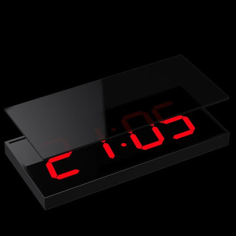 LED Large Screen Digital Electronic Clock Remote Control Double-sided Wall Clock