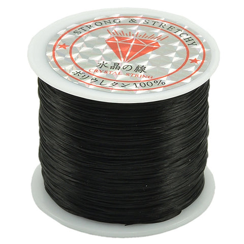 50m/bag 0.5mm Round Elastic Cord Beading Stretch Thread/String/Rope for Necklace Bracelet Jewelry Making