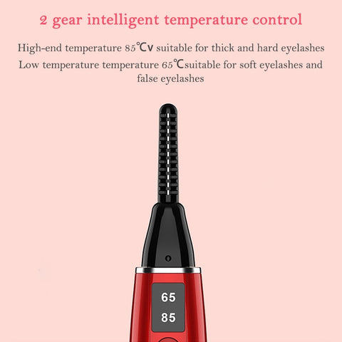 Electric Eyelash Curler  Charging Beauty Tool, 380mAh (Red), 380mAh (Black), 380mAh (White)